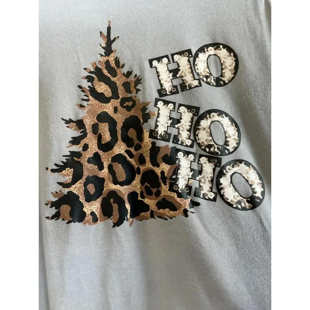 Women's Novelty Long Sleeve Holiday Shirt with Sequins Occassion Festive size M - Picture 2 of 7